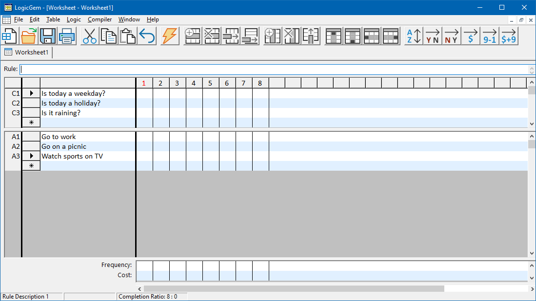 LogicGem Worksheet